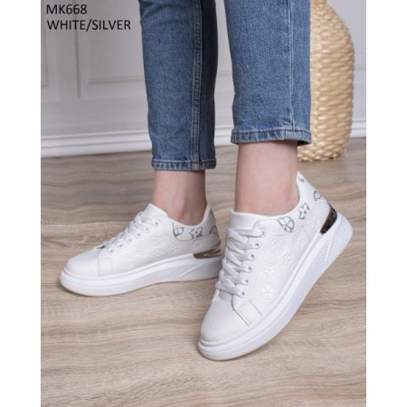 MK668 WHITE/SILVER 36-41