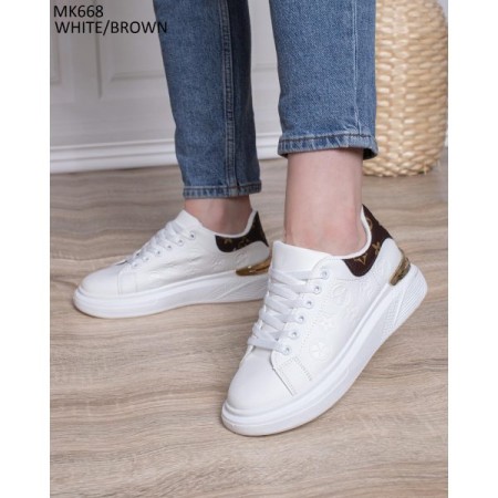 MK668 WHITE/BROWN 36-41