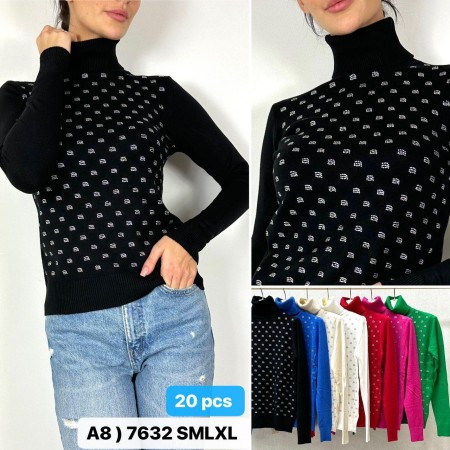 Sweter Damski Rozmiar:  S-XL Kod: A08-7632