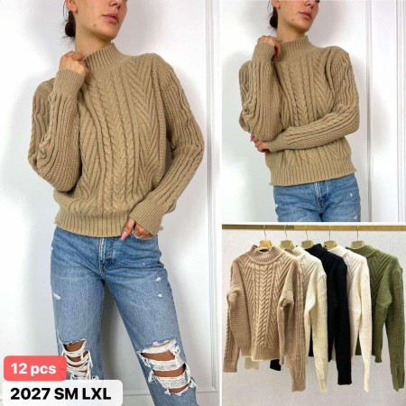 Sweter Damski Rozmiar: S/M L/XL Kod: A08-2027