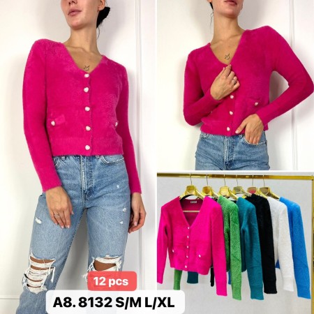 Sweter Damski Rozmiar: S/M L/XL  Kod: A08-8132