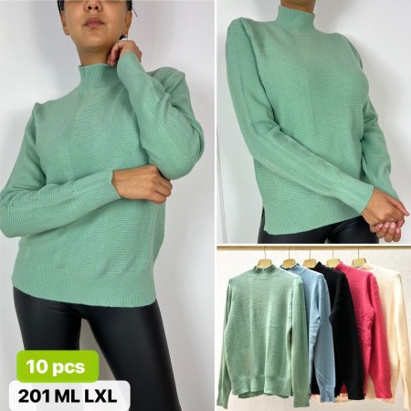 Sweter Damski Rozmiar: M/L L/XL  Kod: A08-201