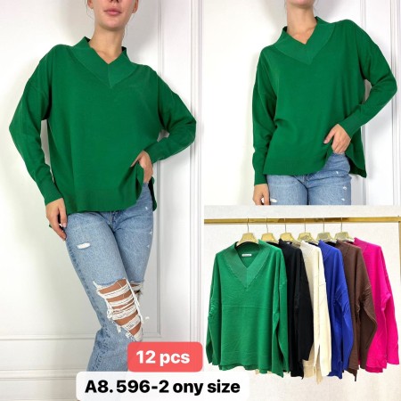 Sweter Damski Rozmiar: M/L XL/2XL  Kod: A08-598-2