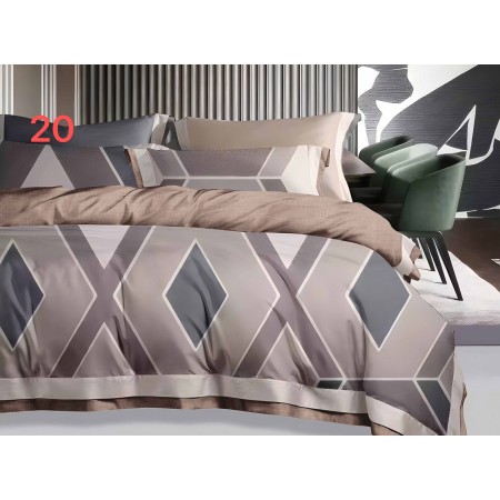 Komplet Pościeli 3D 100% Bawełna/Satyna 3-Częściowy Rozmiar: 200-220 cm Kod: WS-025