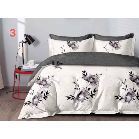 Komplet Pościeli 3D 100% Bawełna/Satyna 3-Częściowy Rozmiar: 200-220 cm Kod: WS-028