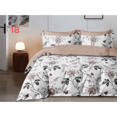 Komplet Pościeli 3D 100% Bawełna/Satyna 3-Częściowy Rozmiar: 200-220 cm Kod: WS-030