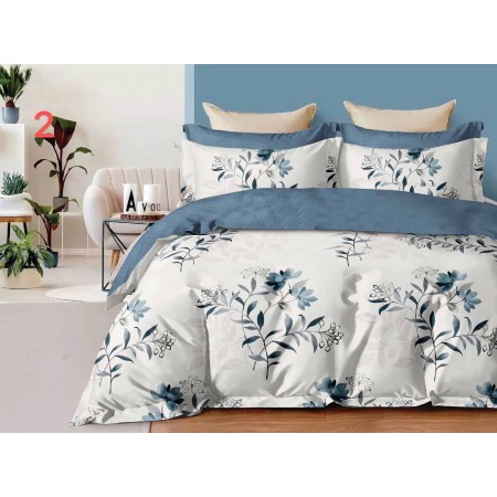 Komplet Pościeli 3D 100% Bawełna/Satyna 3-Częściowy Rozmiar: 200-220 cm Kod: WS-035