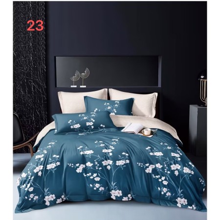 Komplet Pościeli 3D 100% Bawełna/Satyna 3-Częściowy Rozmiar: 200X220 cm Kod WS-23A