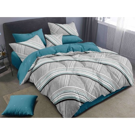 Komplet Pościeli 3D 100% Bawełna/Satyna 4-Częściowy Rozmiar: 200X220 cm Kod NV-30