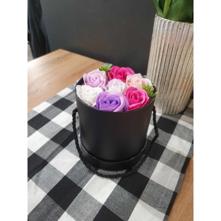 Flower box pachnący mydlany bukiet Kod: 6GD-11