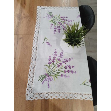 Bieżnik haftowany 40X150 cm Kod: 15B-YM50281W