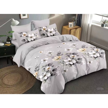 Komplet Pościeli 3D 100% Bawełna/Satyna 4-Częściowy Rozmiar: 200X220 cm Kod H32A-10