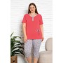 Bawełniana Piżama Damska Plus Size Christina Kod: 2325 Rozm: XL-4XL