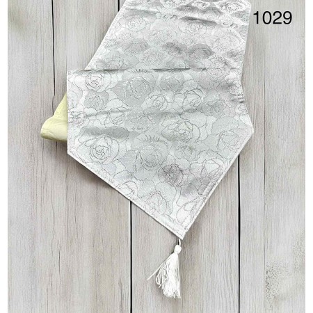 Bieżnik Plamoodporny BIAŁY 40x180cm kod:1029-5