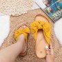 Kapcie damskie 36-41 7019-PL YELLOW