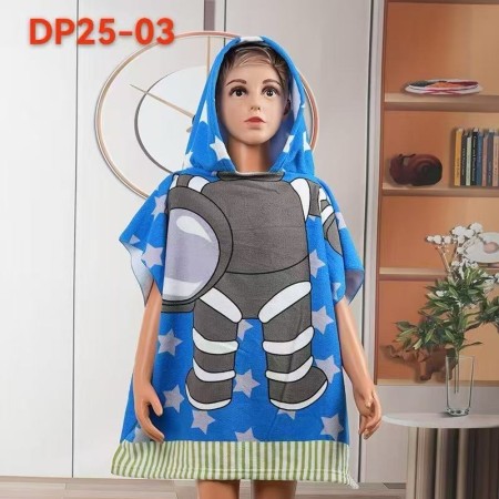 Ręcznik Plażowy Dziecięcy z Kapturem rozmiar 60x120cm Kod: A06-DP25-03