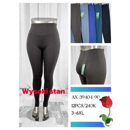 Legginsy Rozmiar 3XL-6XL Kod: AX39404-90