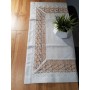 Bieżnik haftowany 60x120 cm BIAŁY Kod: NL-7082A