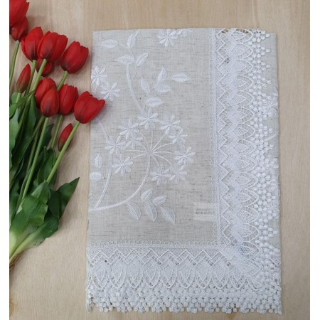 Bieżnik haftowany 85X85 cm Kod: YM30148