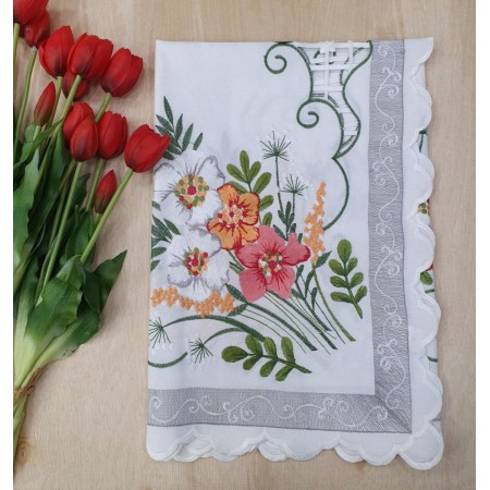 Bieżnik haftowany 85X85 cm Kod: YM81449