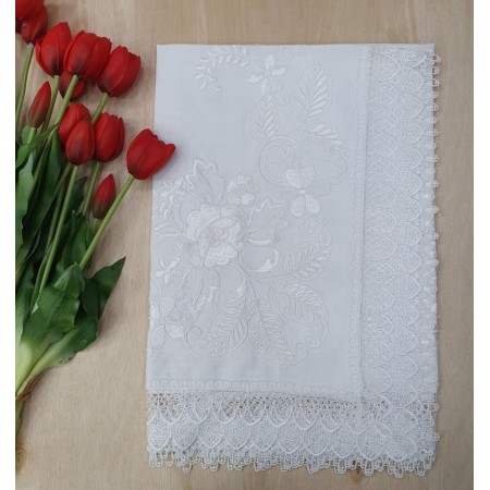 Bieżnik haftowany 85X85 cm Kod: YM10375