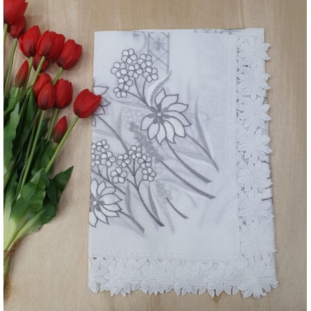Bieżnik haftowany 85X85 cm Kod: YM81444