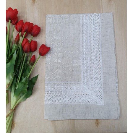 Bieżnik haftowany 85X85 cm Kod: YM81435