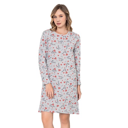 Bawełniana Damska Koszula Nocna Christina Kod: 3023 Roz. M-2XL