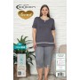 Piżama Damska z Wiskozy Plus Size Cocoon Secret Kod: V 604 KK Rozm. XL-3XL