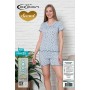 Damskia Piżama z Wiskozy CCN CoCoon Kod: V 23 KST Rozm. M-2XL