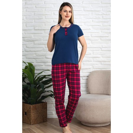 Bawełniana Piżama Damska Christina Kod: 1349 Rozm: M-2XL