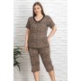 Piżama Damska z Wiskozy Plus Size Cocoon Secret Kod: V 221 KK Rozm. XL-3XL