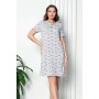 Bawełniana Damska Koszula Nocna Christina Kod: 5302 Rozm. M-2XL