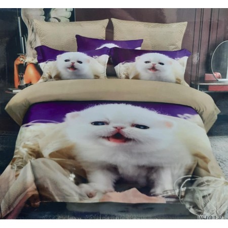 Komplet Pościeli 5D 4-Częściowy Rozmiar: 200x220 cm STAN FAKTYCZNY  Kod LNN-91