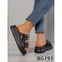 Klapki Rozmiar: 36-41 Kod BG193 KOLOR BLACK