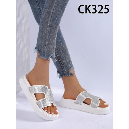 Klapki Rozmiar: 36-41 Kod CK325 KOLOR WHITE