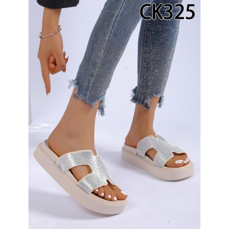 Klapki Rozmiar: 36-41 Kod CK325 KOLOR BEIGE
