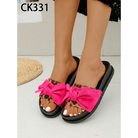Klapki Rozmiar: 36-41 Kod CK331 KOLOR LEOPARD