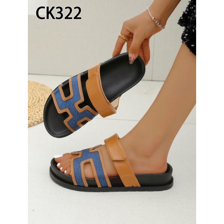 Klapki Rozmiar: 36-41 Kod CK322 KOLOR JEANS