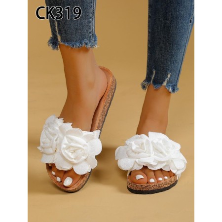 Klapki Rozmiar: 36-41 Kod CK319 KOLOR WHITE