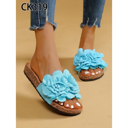 Klapki Rozmiar: 36-41 Kod CK319 KOLOR BLUE