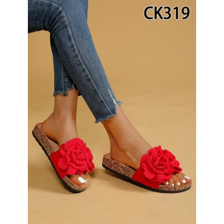 Klapki Rozmiar: 36-41 Kod CK319 KOLOR RED