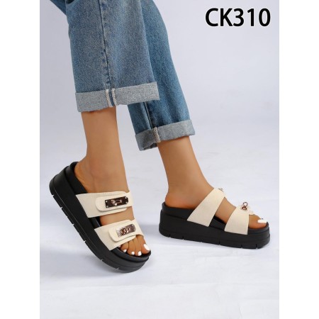 Klapki Rozmiar: 36-41 Kod CK310 KOLOR BEIGE