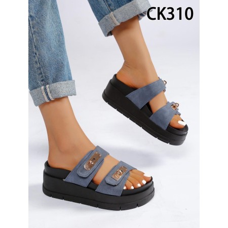 Klapki Rozmiar: 36-41 Kod CK310 KOLOR  D.BLUE