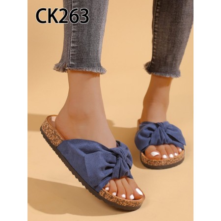 Klapki Rozmiar: 36-41 Kod CK263 KOLOR D.BLUE