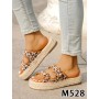 Klapki Rozmiar: 36-41 Kod M528 KOLOR LEOPARD
