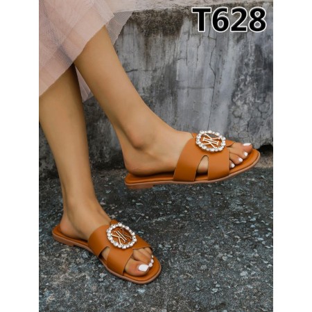 Klapki Rozmiar: 36-41 Kod T628 KOLOR CAMEL