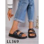 Klapki Rozmiar: 36-41 Kod LL369 KOLOR BLACK