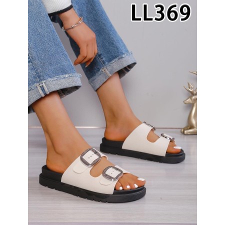 Klapki Rozmiar: 36-41 Kod LL369 KOLOR BEIGE