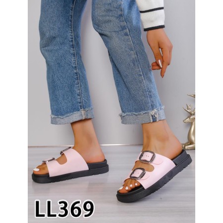 Klapki Rozmiar: 36-41 Kod LL369 KOLOR PINK